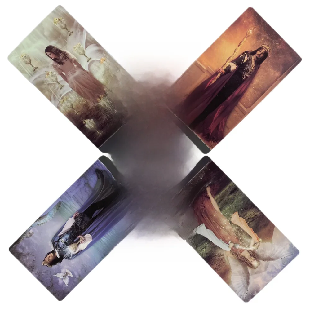 Thelema Tarot Cards A 78-Deck Oracle English Visions Divination Edition Board Playing Games