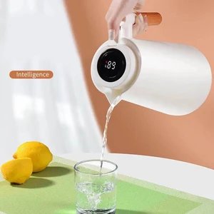 Digital thermos thermos 1L Coffee Nordic Tea With Wood Cable 8 Main Sales Digital Thermal Bottle - №3