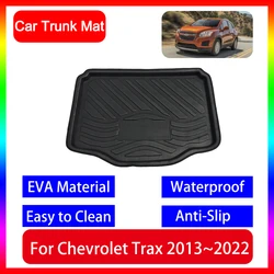Car Boot Cargo Mat For Chevrolet Trax Tracker U200 MK1 2013~2022 Trunk Mat Anti-slip Protective Waterproof Interior Accessories