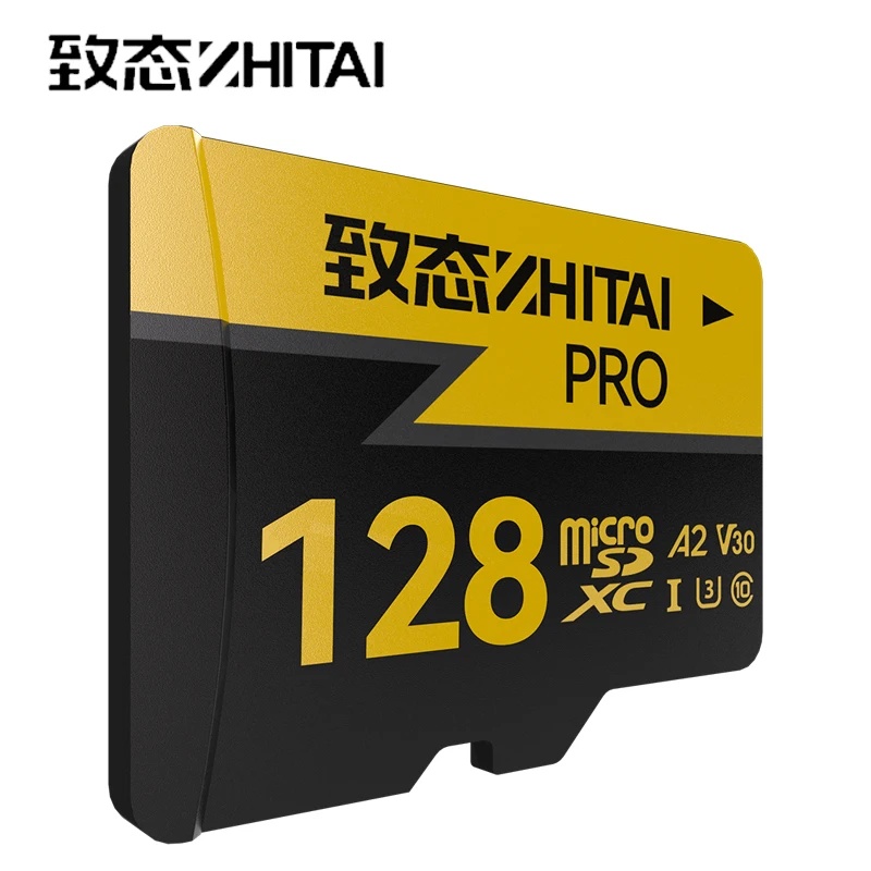 

ZHITAI Video Micro SD Card TF/SD 128GB Memory Card 170M/s A2 V30 U3 4K Class 10 UHS-I TF Card Flash Card Storage Card For Phone