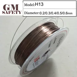 100meters/Roll GM SAFETY H13 Laser Welding Wire  Filler for Welding electrode (0.2/0.3/0.4/0.5/0.6 mm)-H13