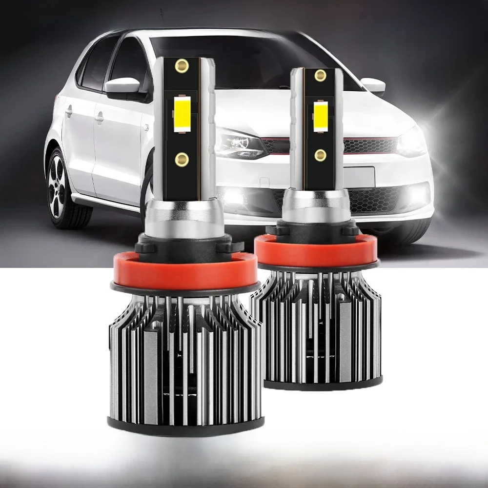 120W 20000lm Canbus H7 LED reflektor samochodowy LED żarówka Turbo lampa samochodowa do VW POLO 2009 2010 2011 2012 2013 2014 2015 2016 2017 — zdjęcie 2