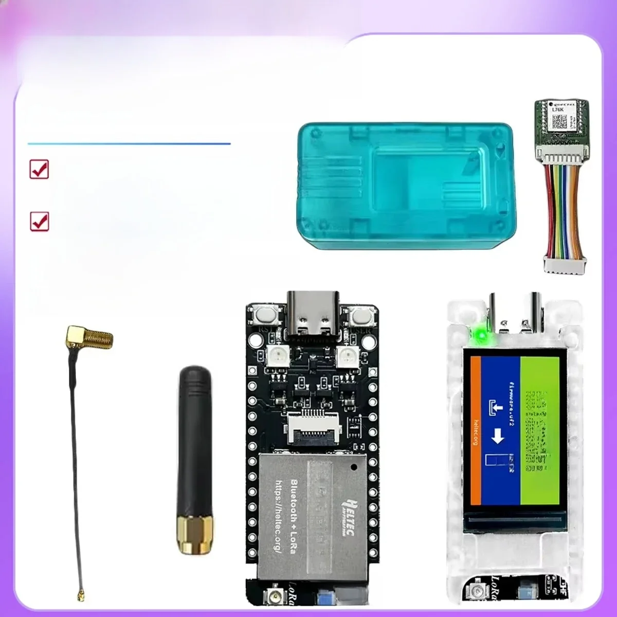 Heltec Mesh Node T114 LoRa + BLE 868MHz 915MHz nRF52840 SX1262 Wyświetlacz TFT Urządzenie pozycjonujące o niskim poborze mocy dla Arduino Meshtastic — zdjęcie 2