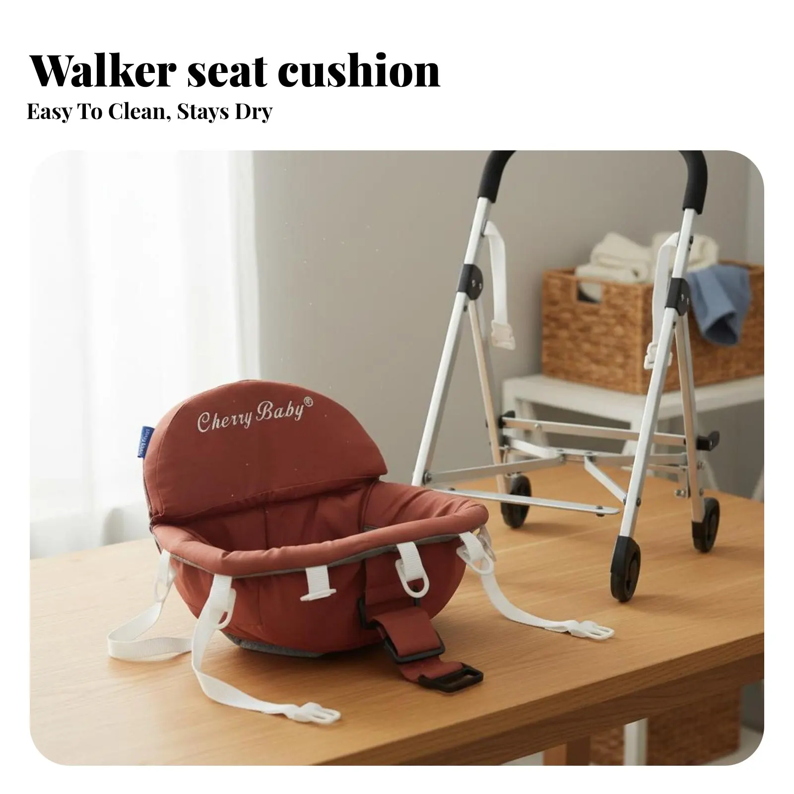 Infant Rolling Seat Replacement Seat High-Quality Infant Rolling Cushion Breathable Mesh Supportive Gear for Infants Baby