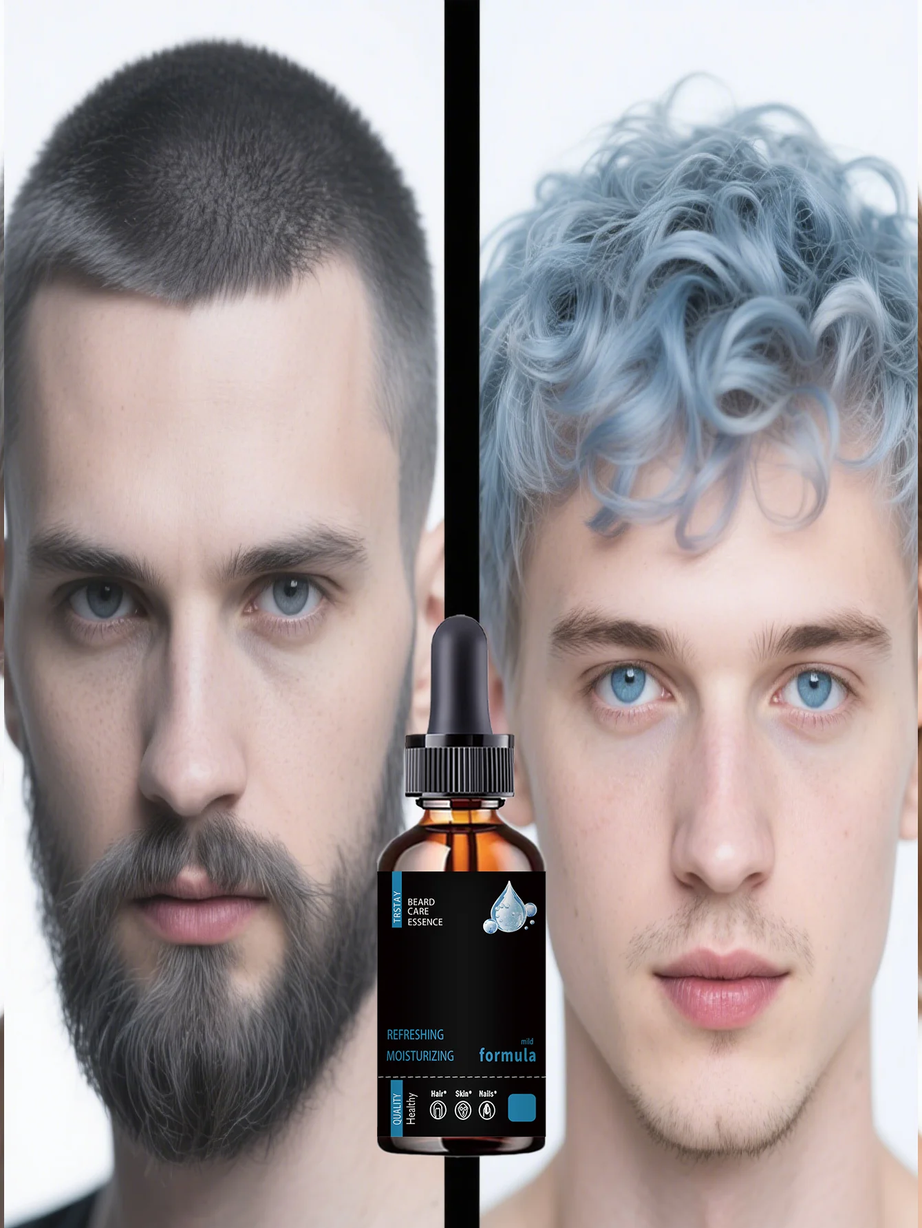 Nourishing Beard Essential Oil for Men Thick Smooth Grooming Non Greasy Easy Maintenance Perfect Gift for Stylish Men Hydrating - Image 2