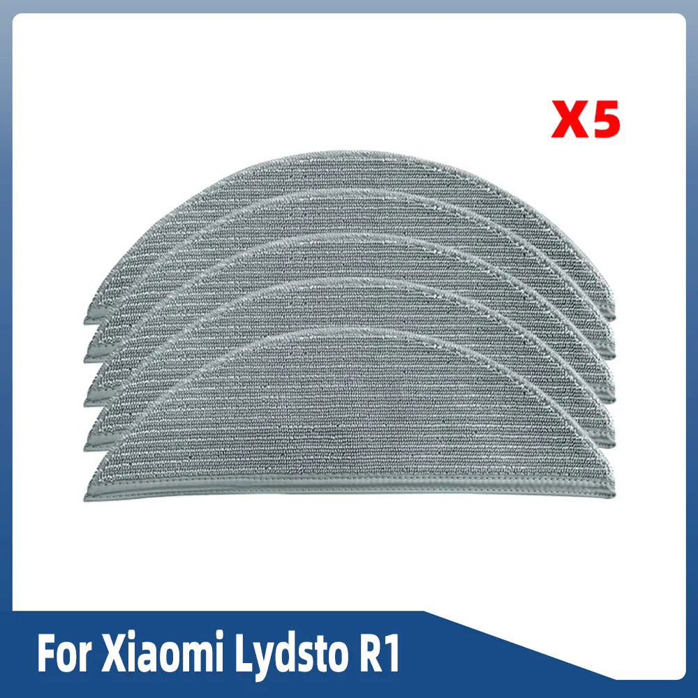 

Replacement 2/5/10 PCS Gray Mop Cloths Rag For Xiaomi Lydsto R1 Robotic Vacuum Cleaner Spare Parts Accessories