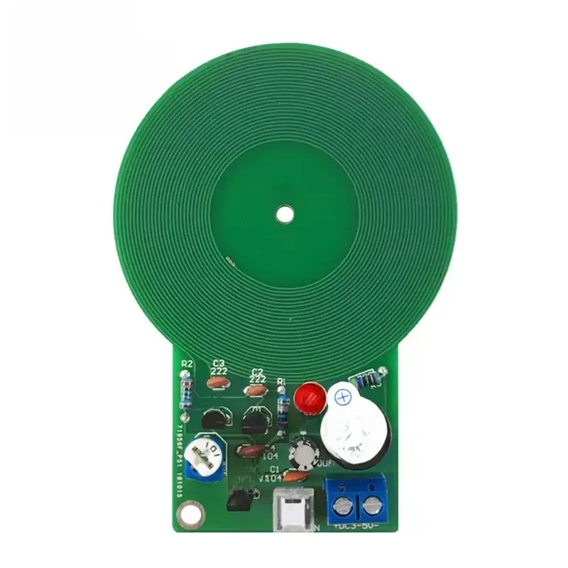 JS-60 Zestaw do samodzielnego montażu wykrywacza metali Zestaw elektroniczny DC 3V-5V 60mm Bezdotykowy moduł płytki czujnika DIY Część elektroniczna Wykrywacz metali — zdjęcie 2