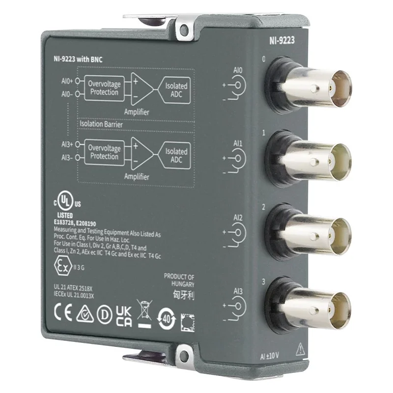 NI-9223 BNC-Connector Industrial Data Acquisition Module—Industrial Control and Automation Data Acquisition Equipment: Price Neg