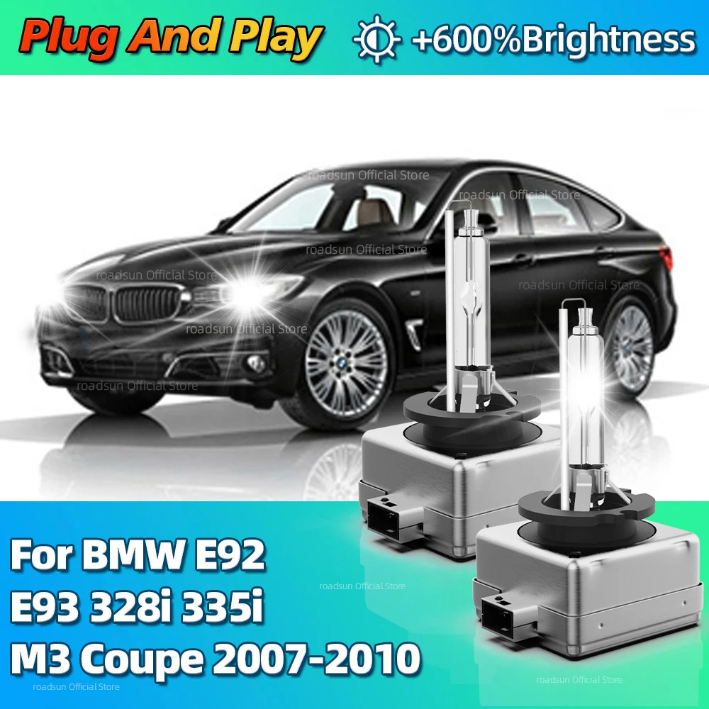 

35W D1S HID Xenon Bulb Auto Lamp Replacement Original Headlight 6000K FOR BMW E92 E93 328i 335i M3 Coupe 2007 2008 2009 2010