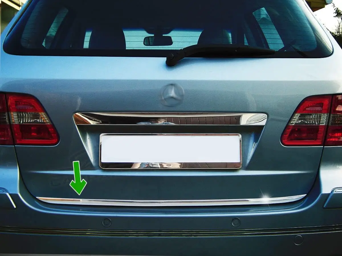 Garniture de porte chromée de haute qualité pour voiture, accessoire de massage pour hayon de classe E, ABS chromé, W245, 2005-2011
