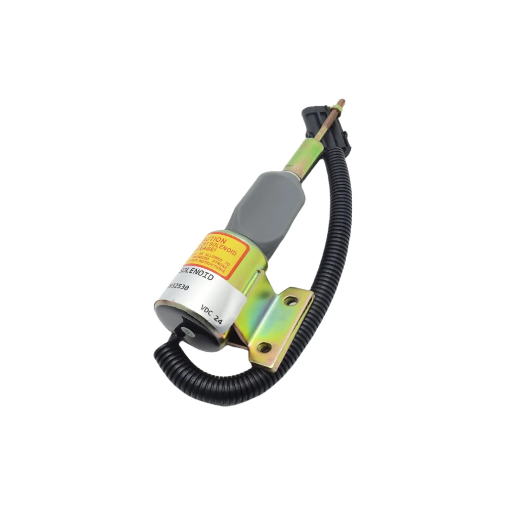 

3932530 24V Fuel Shut Off Solenoid 3939701 SA-4756-24 SA-4891-24 For Komatsu PC200-6 Hyundai R250-7 R220-5 R210-3 Stop Solenoid