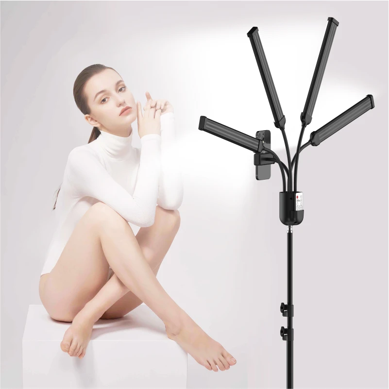 

Four Lights LED Photography Light 36W Bi Photography Fill Light for Live Video Recording Tattoo Makeup YouTube Video Product Pho