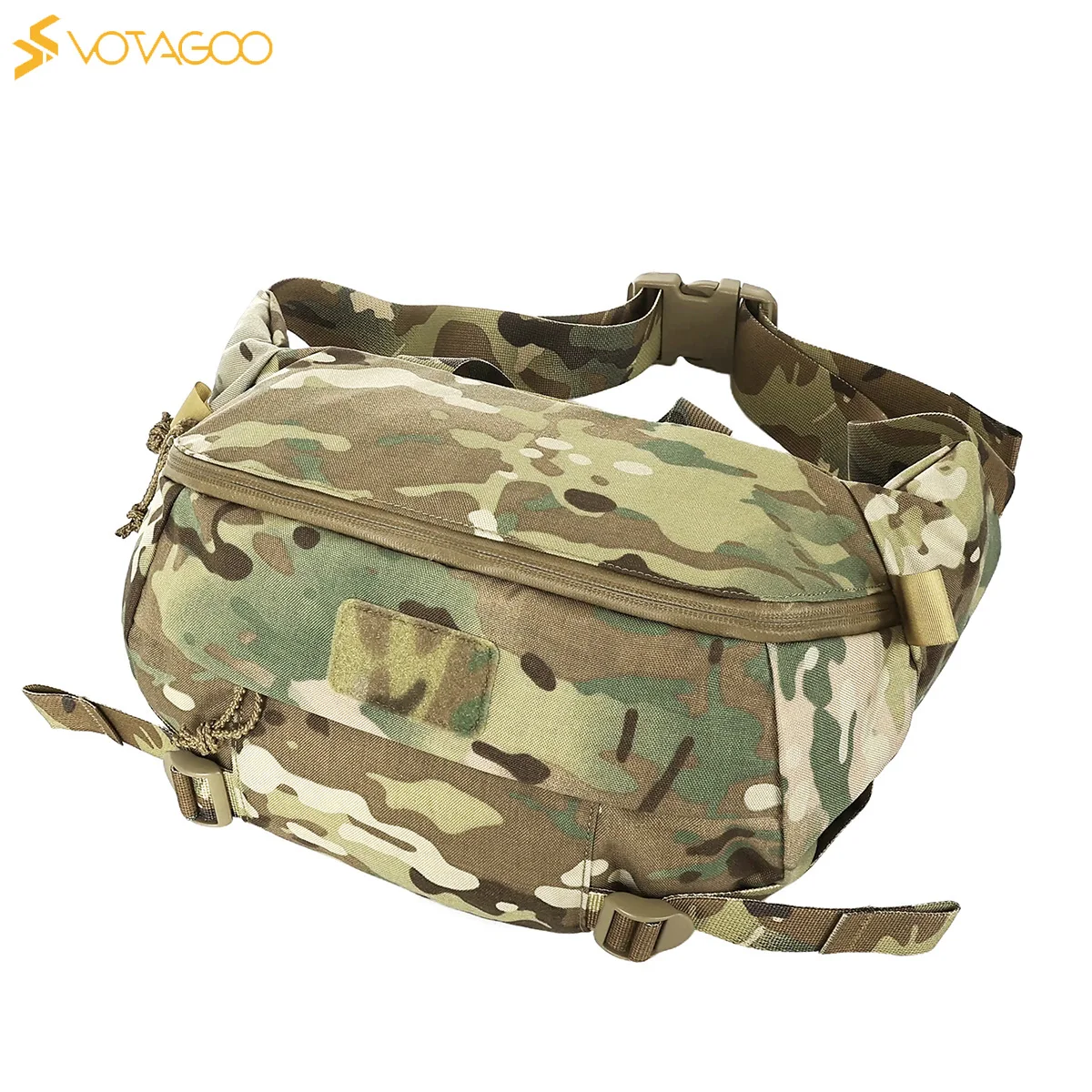 

Multi functional waist bag outdoor waist bag backpack -sling bag belly bag for men and women, travel, hiking, Cordura 500D nylon