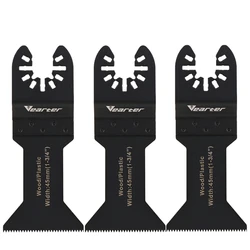 Vearter 3Pcs High Carbon Steel Universal 45mm Oscillating Multitool Saw Blade 4inch For Cutting Wood PVC Plastic Plasterboard