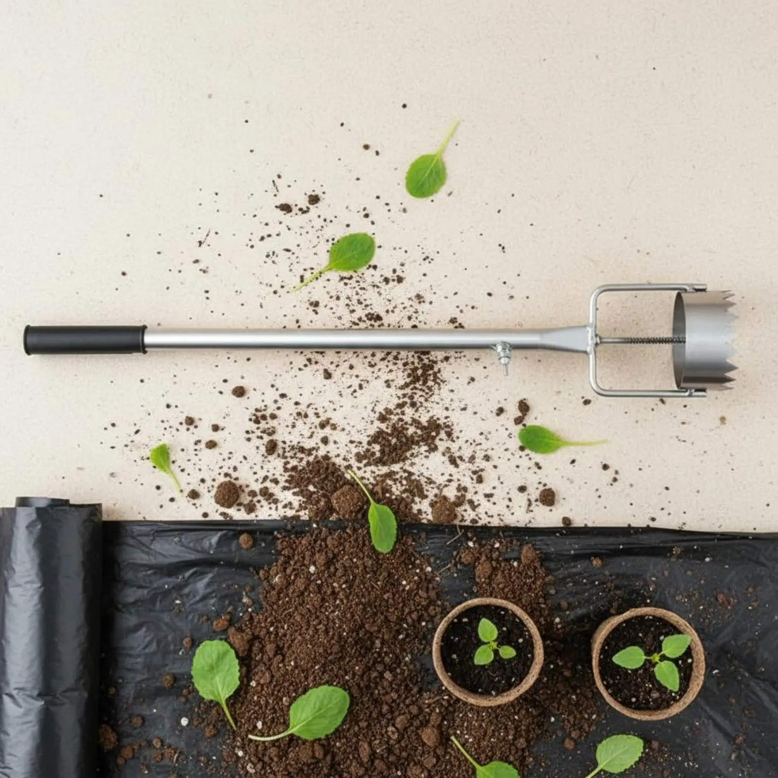 Plastic Film Punching Tool Agricultural Film Opener Multi-Purpose Plastic Film Punching Tool For Crops Vegetables Melon Seedling