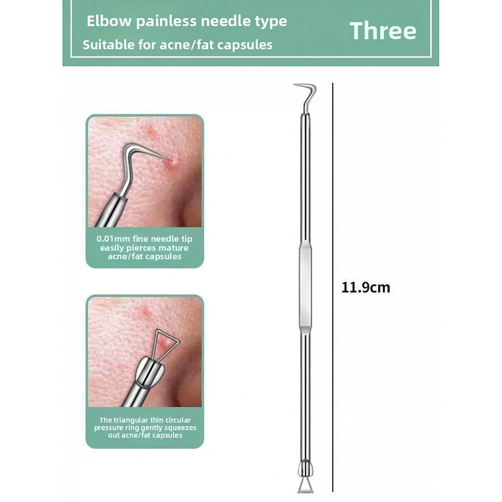 Gezicht Reiniging Tool Mobiele Puistjes Mee-eter Clip Pincet Schoonheid Gezicht Gezondheid Salon Speciale Comedondrukker Acne Naald Tool