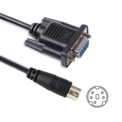 Pana sonic PLC Programming Cable D-sub 9 Pin DB9 Female to Mini Din 5P Male cable for FP0 FP2 FPX FPM Series PLC