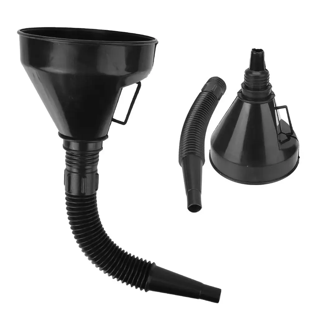 Engine Refueling Funnel with Filter for Car Motorcycle Truck Oil Gasoline Filling Strainer Extension Pipe Hose Funnels Tool