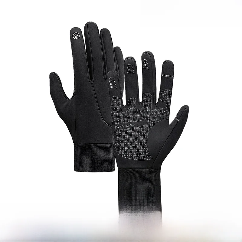 AliExpress Winter Gloves Men Cycling Bike Women Thermal Fleece Cold Wind Waterproof Touch Screen Bicycle Warm