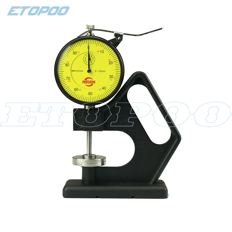 0-10mmx30mm Portable Thickness Gauge tester meter with stand working base