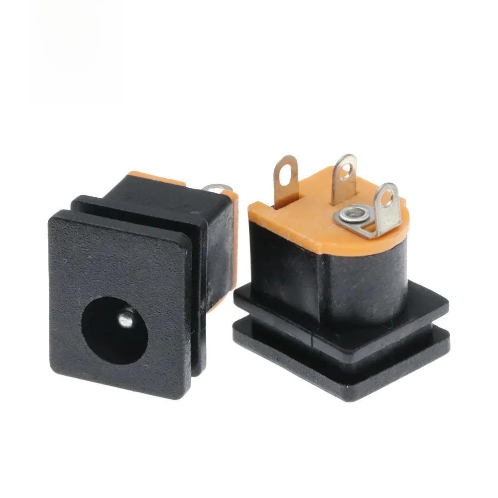 Prise d'alimentation cc DC-015 Jack 5.5-2.1 MM/5.5-2.5MM, montage sur panneau carré