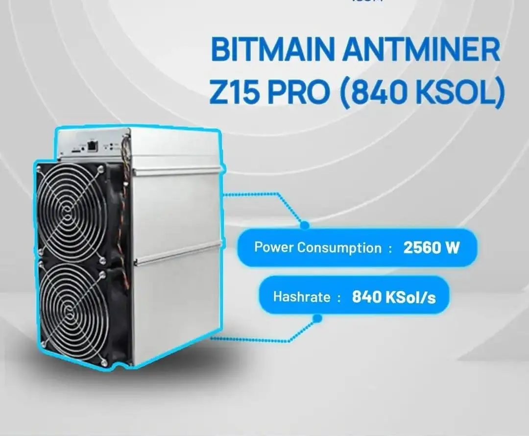 

КУПИТЕ 3, ПОЛУЧИТЕ 2 БЕСПЛАТНО Bitmain Antminer Z15 Pro 840k 2780 Вт Equihash Antminer Z15 ZEC Zcash Asic Miner