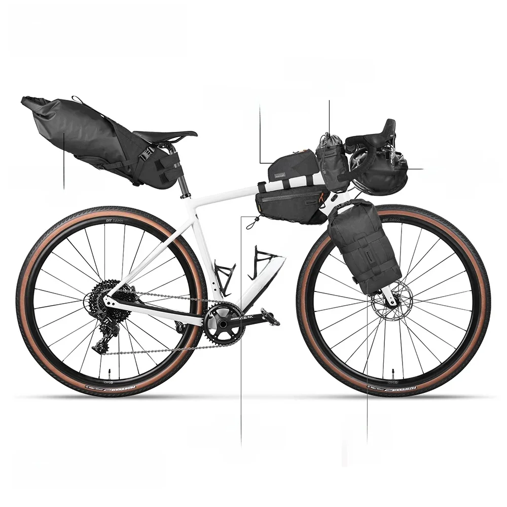 AliExpress Rhinowalk Bike Bag Bag Splashproof Bicycle Handlebar Front Top/Bottom Tube Bag Bikepacking Wilderness Series 1 Piece Sale