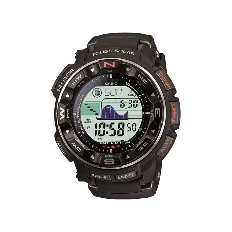 CASIO PRW-5100-1용 워치밴드 추천 및 실사용 리뷰: 27/22mm 블랙 폴리우레탄, 전면 하우스, 18mm 너비 범위
