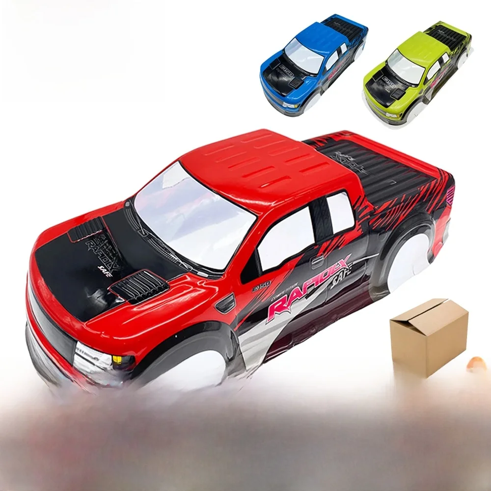 1/10 RC shell F150 RAPTOR PVC RC body shell Blue/Green 190MM dla 1/10 RC trucków Monster Truck — zdjęcie 2