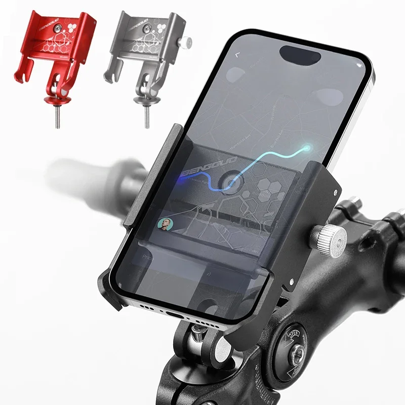 AliExpress untoom Aluminum Alloy Bicycle Stem Phone Mount Road Mountain MTB Bike Cell Phone Holder for iPhone 14 13 12 Pro Max Samsung Xiaomi