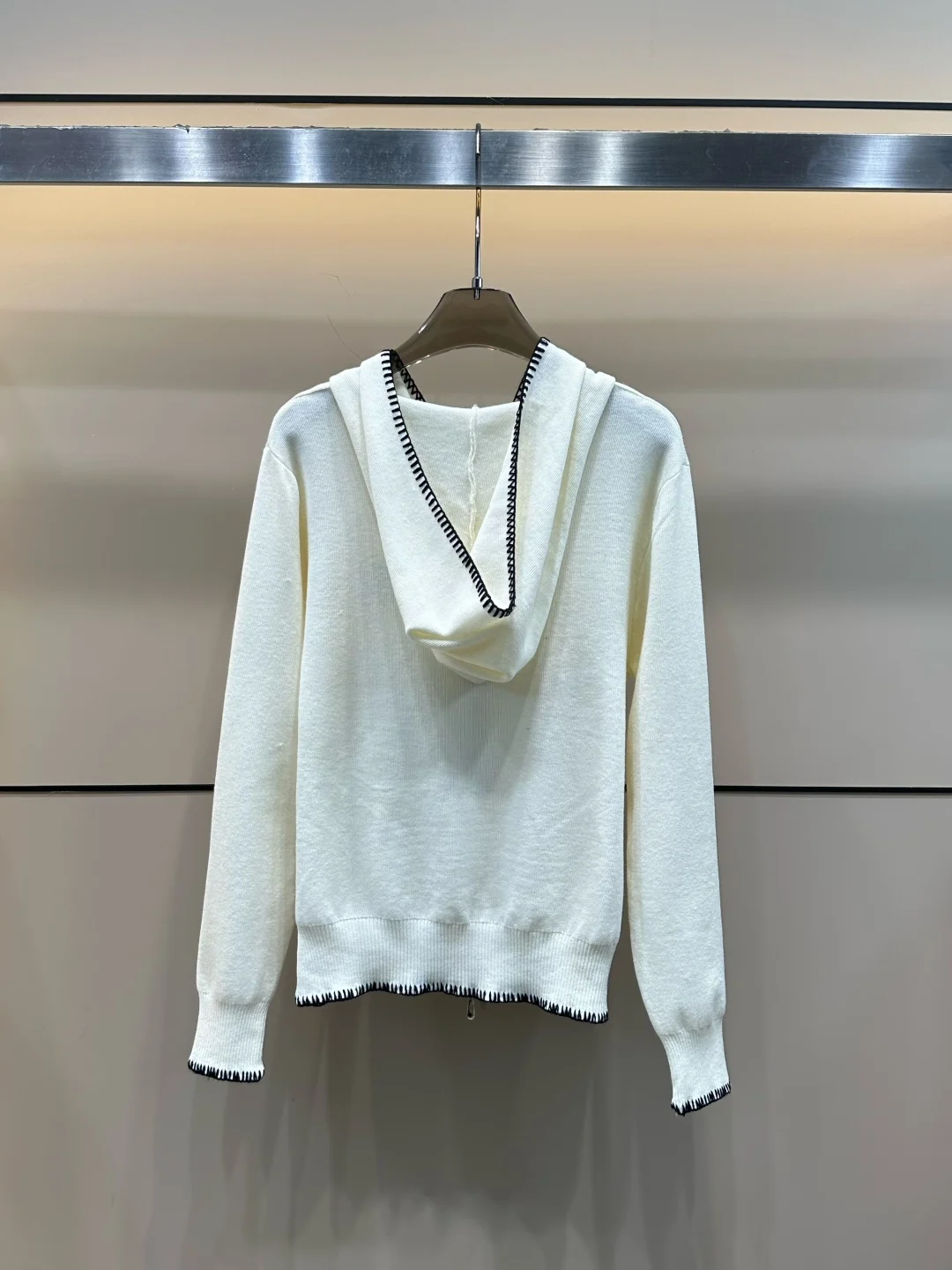 

25 New Autumn Stitch Design Zip Loose Comfortable Fashion Simple Hooded Jacket