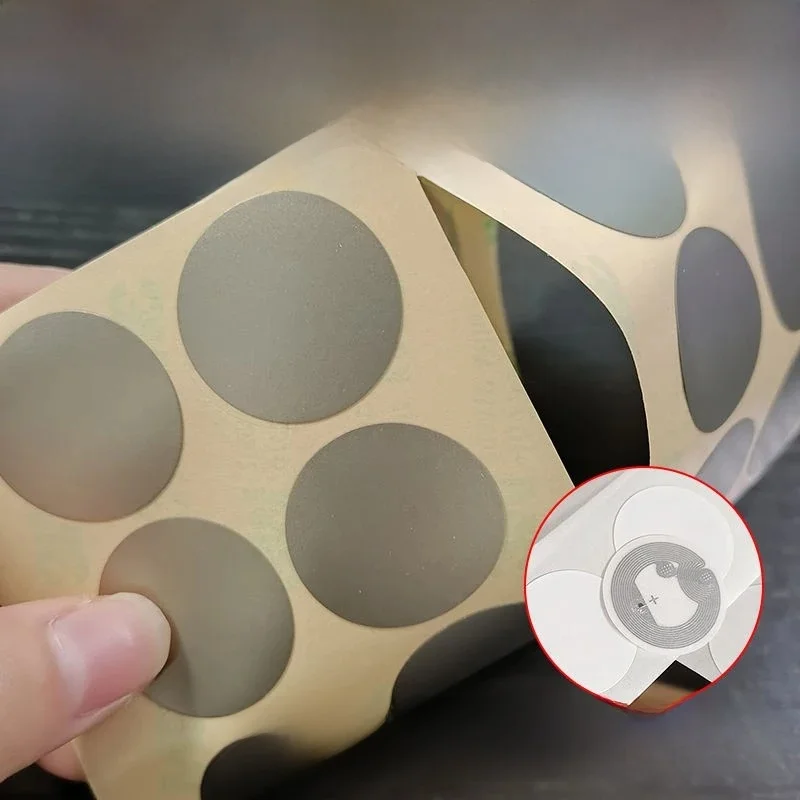 Patch de blindage en Ferrite autocollant Anti-métal, Module NFC externe pour Smartphones, Booster de Signal NFC pour Surface métallique, 5/10 pièces