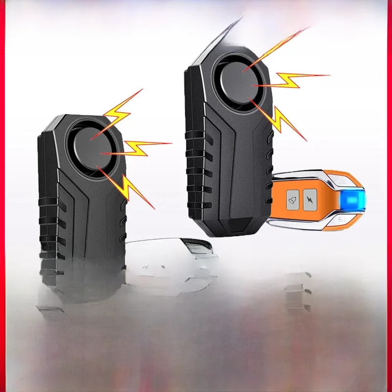 AliExpress Extractme Randpow Waterproof Motorcycle Bicycle Safe Wireless Remote Control Anti-Theft Alarm Vibration Sensor 113dB Loud Security Alarm