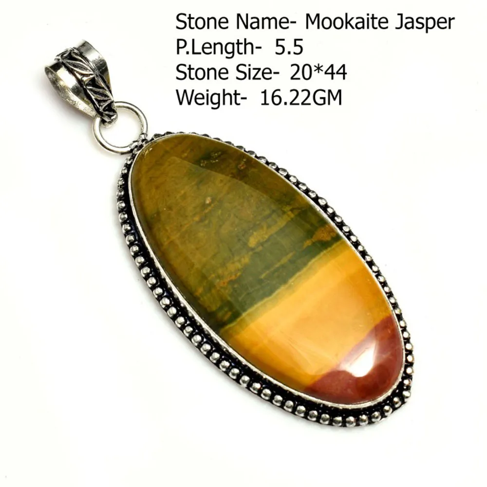 Genuine Ruby Labradorite Aquamarine Jasper Agate Moonstone Sodalite Pendant