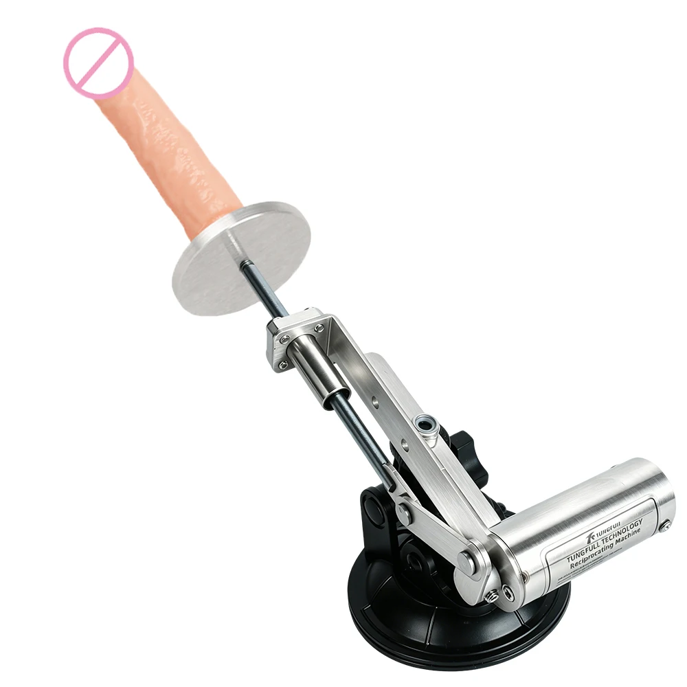 45mm Stroke Portable Dildo Sex Machine Kit Shipped In Carton with Flesh Colored Dildo Female Masturbation Device 30-300RPM