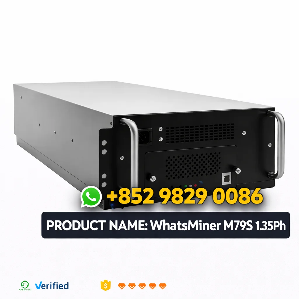 

KAK MicroBT WhatsMiner M79S 1.35Ph 20KW Bitcoin Miner ASIC Mining Machine Hyd Cooling SHA-256 BTC Coin Machine Rig WhatsMiner M7