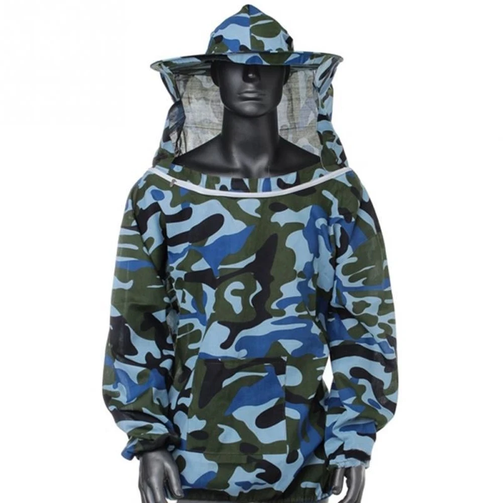 1Pc Beekeeping Suit Bee Clothes A Variety of Colors Anti-bee Suit Anti-bee Bite Equipment Protective Clothes Veil with Hat view 3