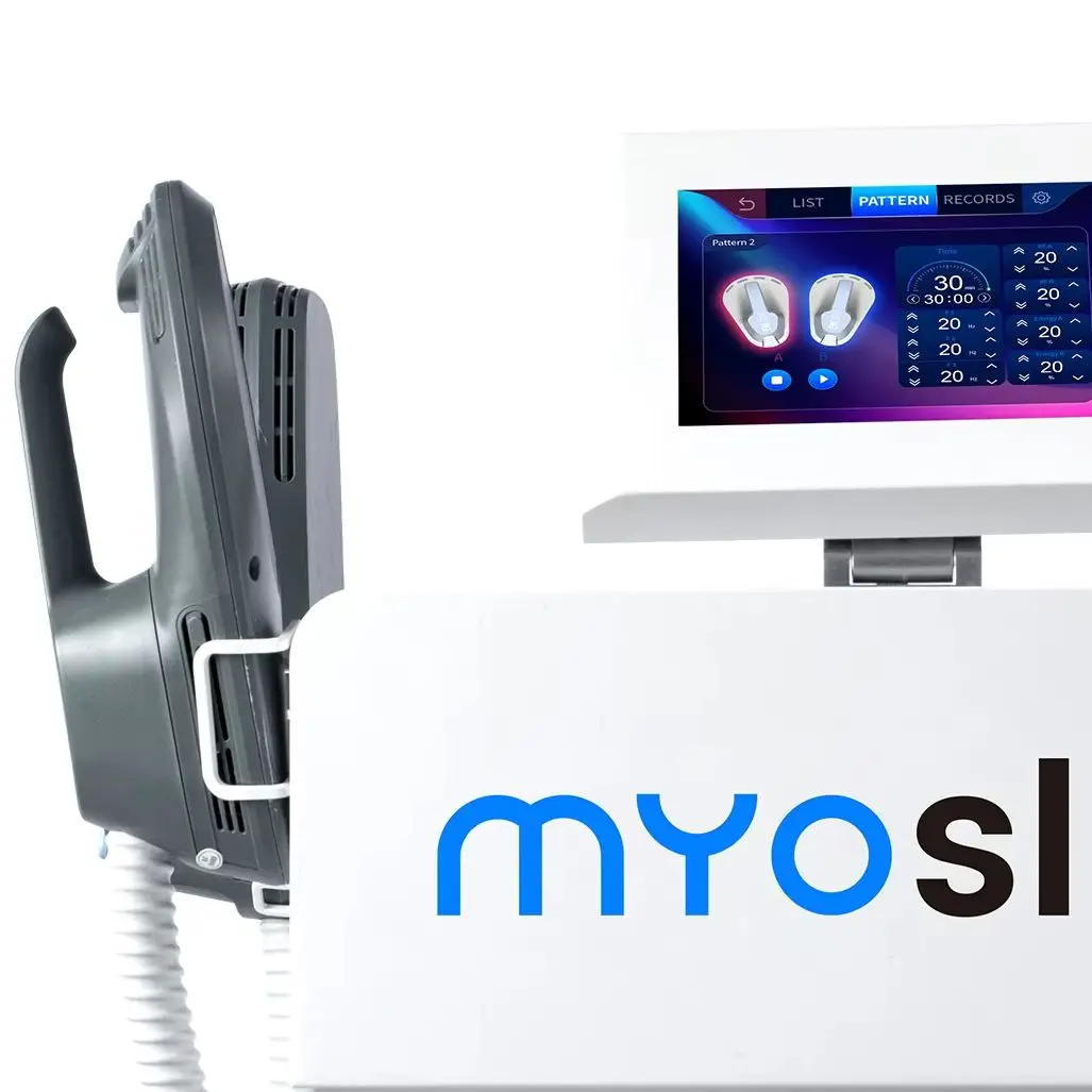 

Электрический портативный аппарат MYOslim для коррекции фигуры, стимуляции мышц и удаления жира, Hi-EMT RF для похудения, электромагнитный