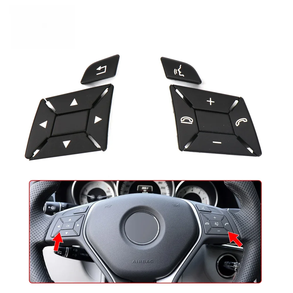 Bouton de commutation de commande de Menu de volant de voiture, pour Mercedes Benz C E A GLK CLS classe W204 X204 W212 W218 W156 W176 W117 W172 W246
