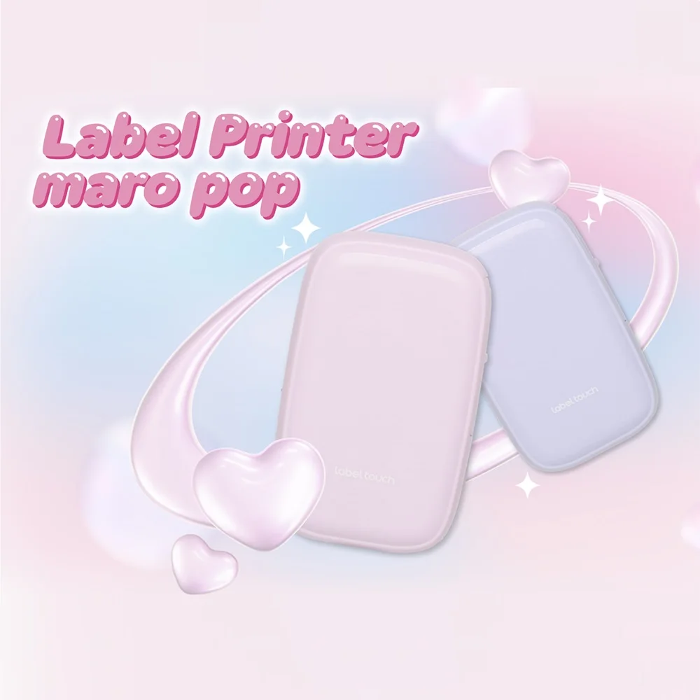 Maro Pop Label Printer Labels Bluetooth Sticker Output