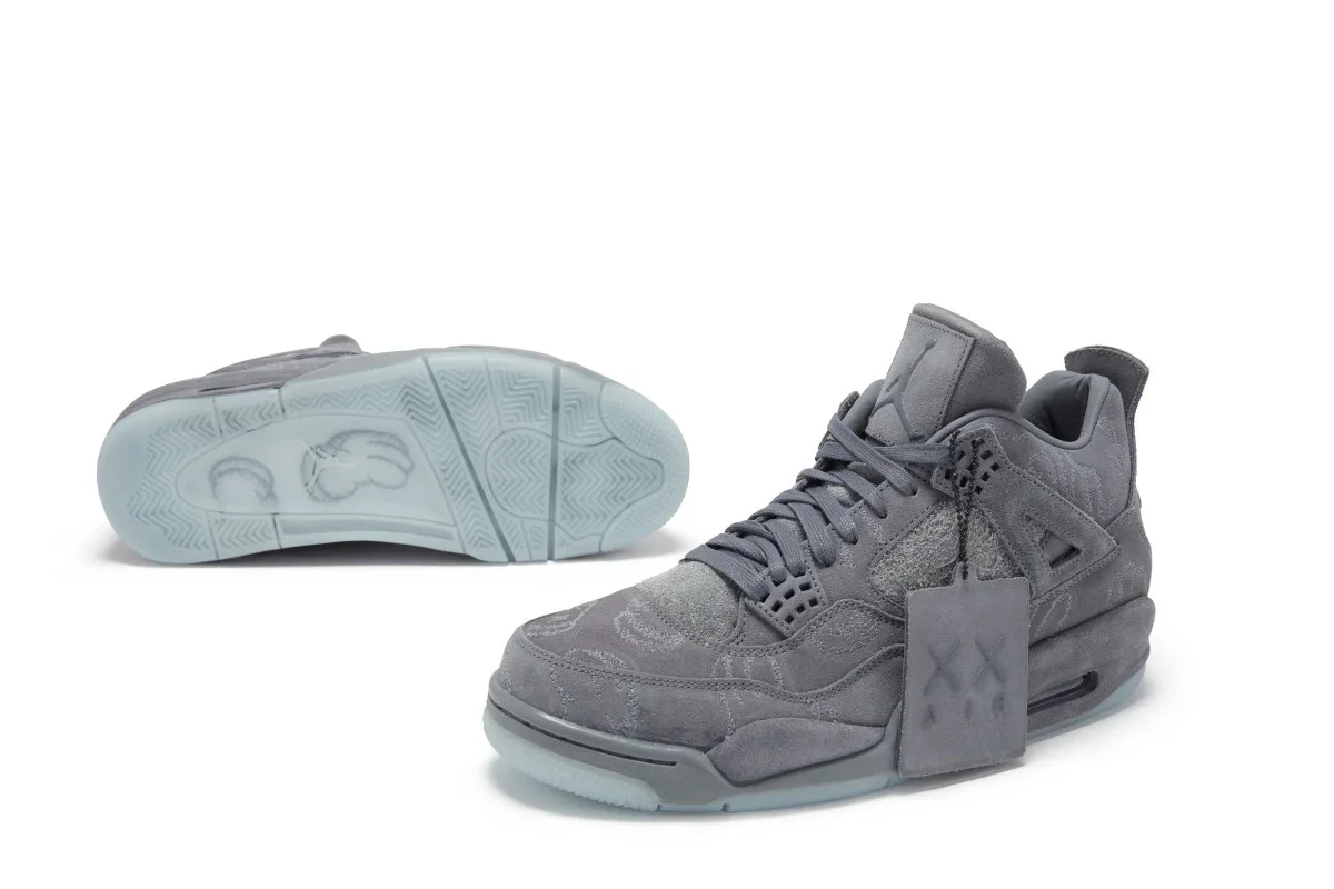 Sneakers men's n Air Jordan 4, XX outsole, gray color - AliExpress