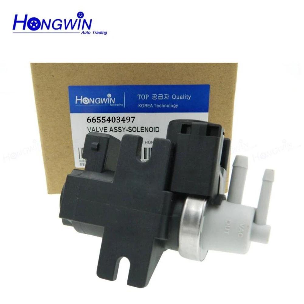 6655403497 katup Solenoid konverter tekanan dorongan Turbo, untuk Ssangyong Actyon Kyron 2005-06 Rexton 2.7 Xdi 2004-2006 6655403197