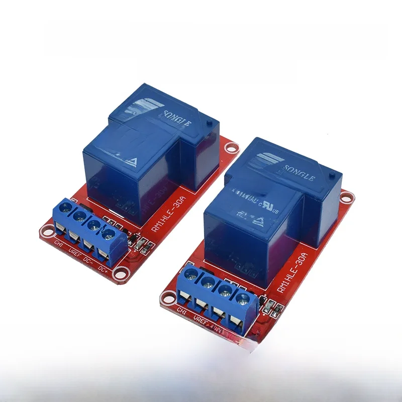 12V 5V 30A dwukierunkowy moduł przekaźnika izolacyjnego wyzwalacz wysokiego/niskiego poziomu 12V/5V 30A 1-moduł przekaźnikowy + elektroniczny z transoptorem — zdjęcie produktu 7