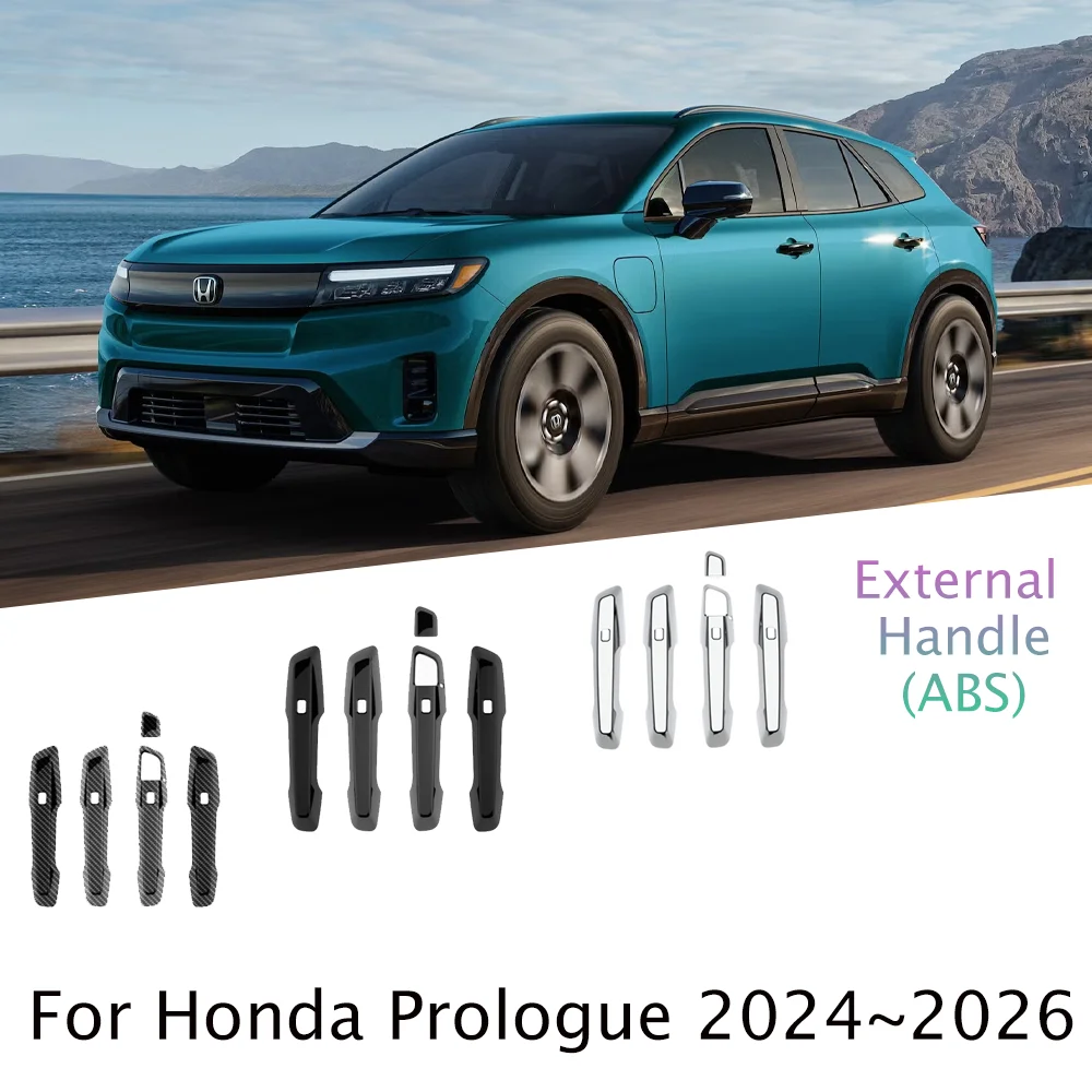 

For Honda Prologue 2024~2026 2025 LHD Car Exterior Door Handle Protect Cover Door Bowl Anti-scratch Decorative Accessories