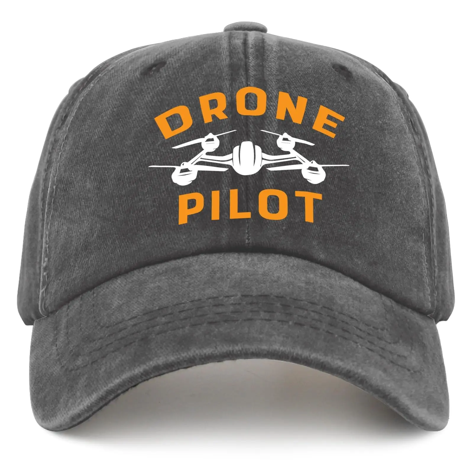 Pilot Hat Drone Pilot Hat Army Hat Pilot Baseball Cap Pigment Black Womens Golf Hat Gifts for Her Comfortable Pilot Hat