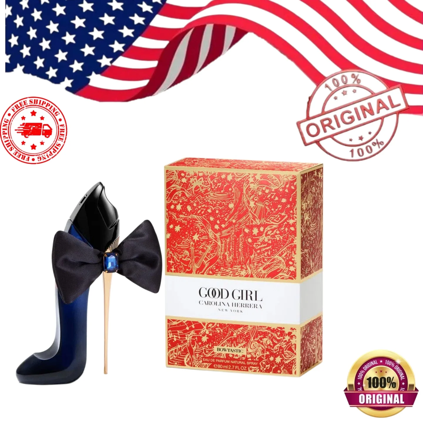 

Good Girl Bowtastic Edition Carolina Herrera para Mujeres 80ml/2.7oz A very good Valentine's Day gift