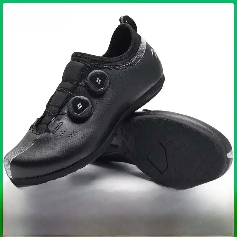 AliExpress WILDTO Men's Cycling Shoes Outdoor Breathable Non-locking Flat Bicycle Sneakers Adjustable Leisure Road Biking Running Sneakers