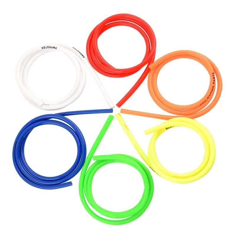 AliExpress XYY-Moto 1 Meter Colorful Nylon Motorcycle Gas Oil Hose Fuel Line Petrol Tube Pipe For Ktm Motorcycle Dirt Pit Bike ATV