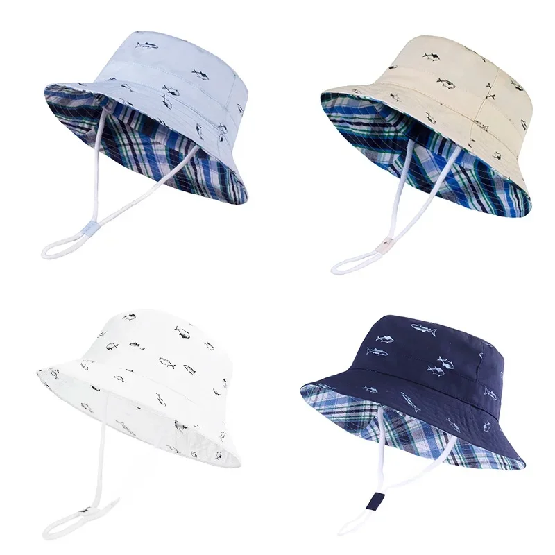 Chapeau de soleil pour bébé, Protection solaire, mignon, à large bord, seau d'été pour bébé garçon, chapeaux de soleil pour tout-petits pour filles
