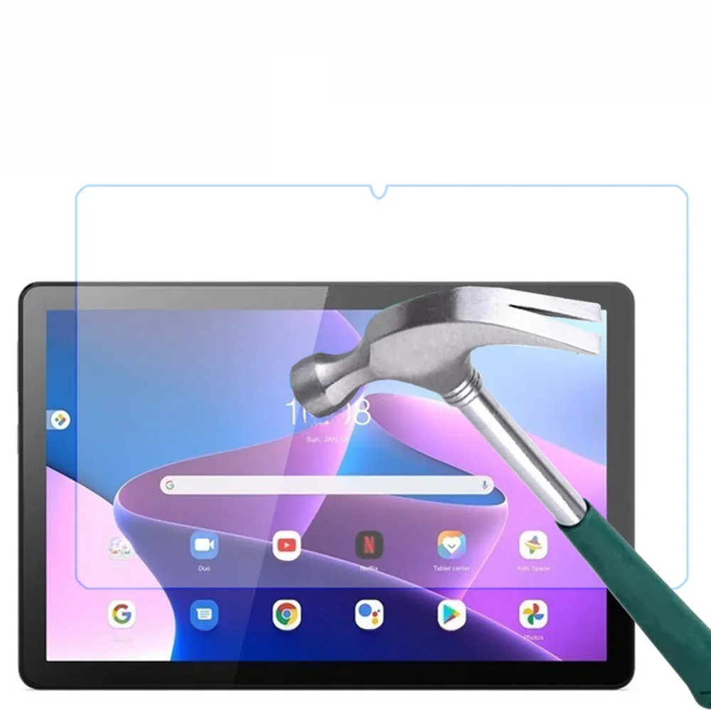 Protecteur d'écran pour Lenovo Tab M10 Gen 3 2022 M10 3e génération, 3 paquets, 10.1 pouces, TB-328 TB-328FU XU